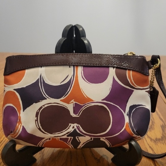 Coach Colorful Signature Wristlet - Picture 2 of 8